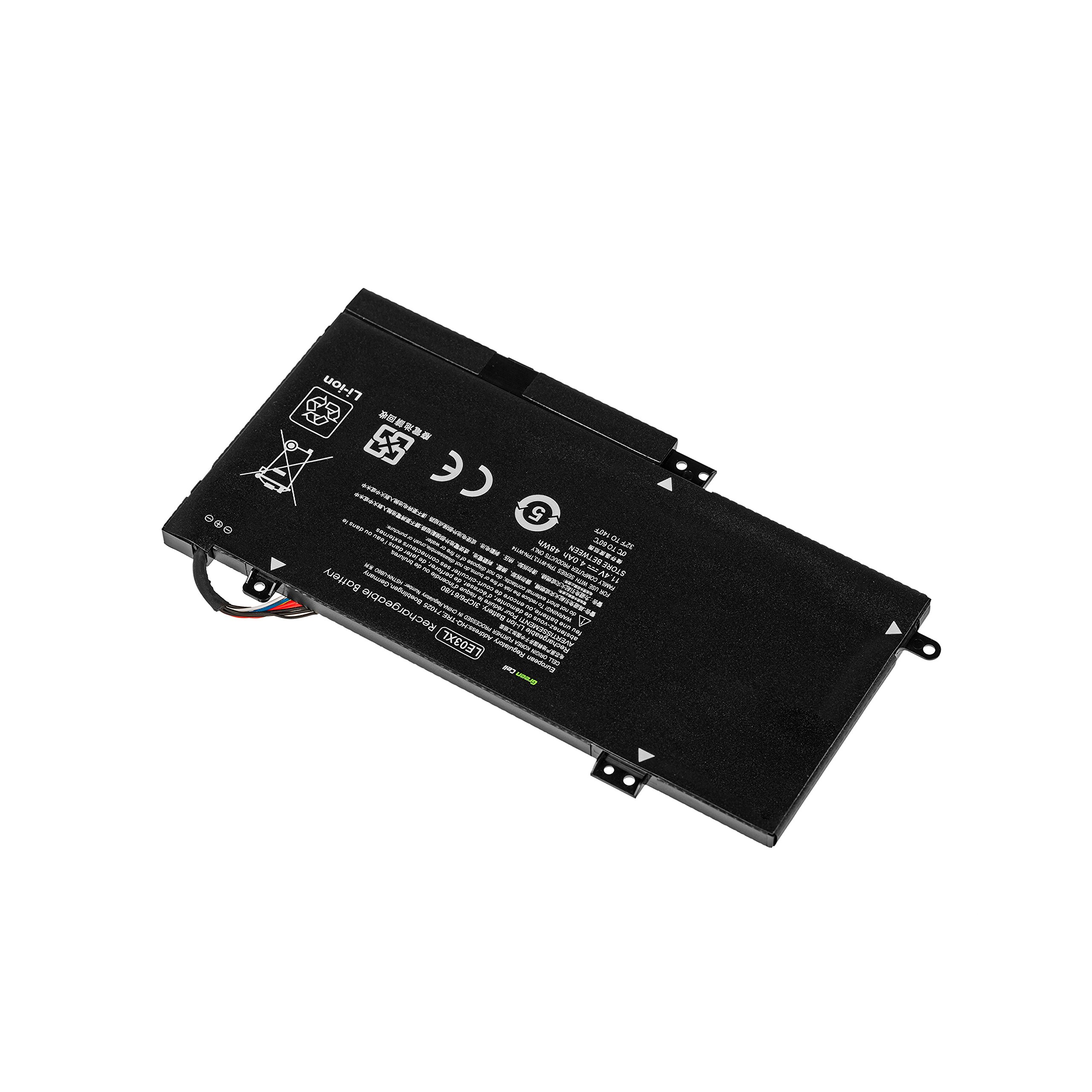 Green Cell LE03XL HSTNN-UB6O 796356-005 796220-541 Batteria per Portatile HP Envy x360 15-W 15-W002NL 15-W100NL Pavilion x360 13-S 13-S003NL 13-S100NL 13-S101NL 13-S104NL 13-S107NL 13-S115NL 15-BK