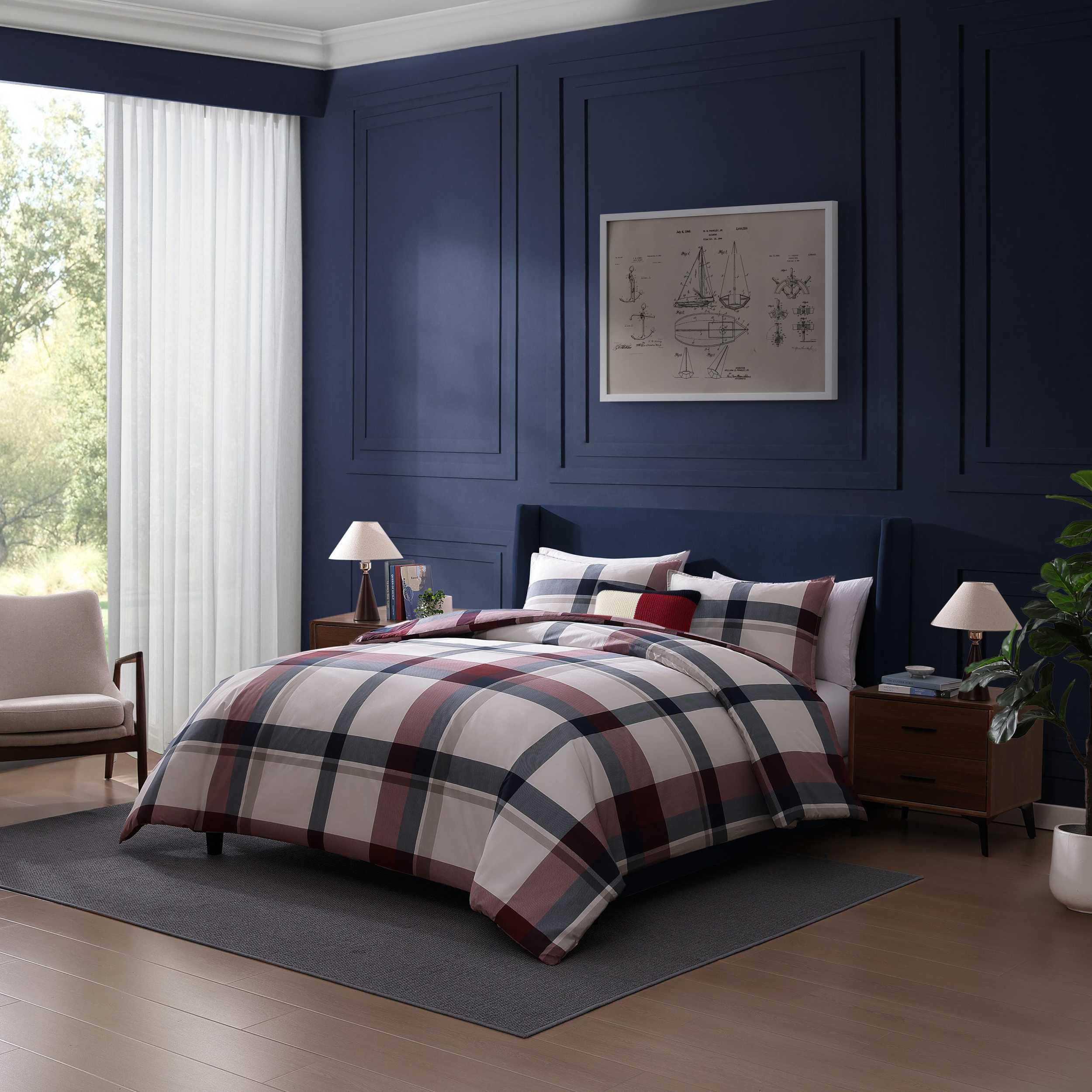 Amazon.com: Tommy Hilfiger - Queen Comforter Set, Ultra-Soft 