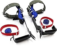 Vista 2 de HTTMT - Juego de pinchos para escalada de árboles/postes, cinturón de seguridad, correa, cuerda ajustable de acero inoxidable