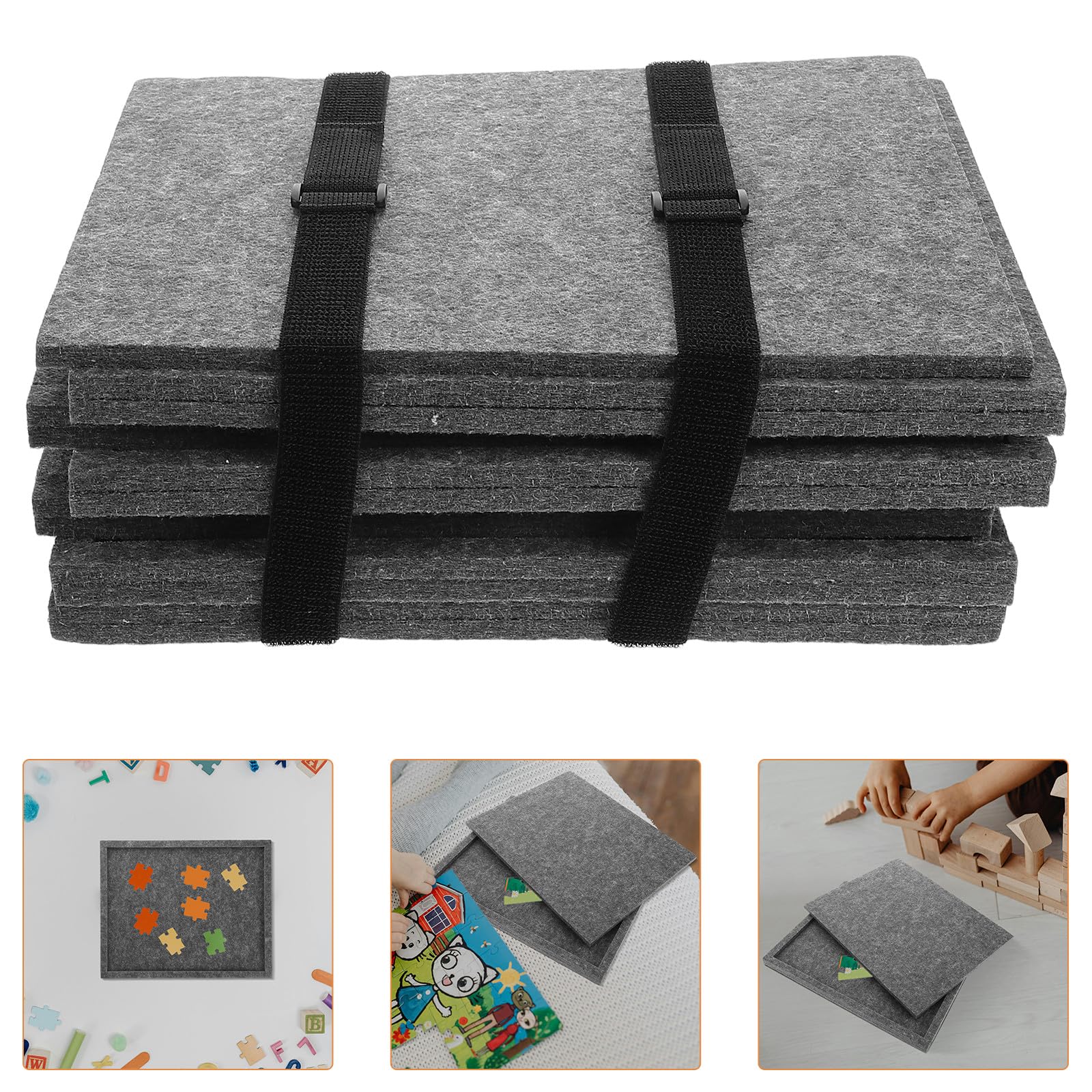 Plateau de Puzzle en Feutrine 6 Pièces, Trieur de Pièces