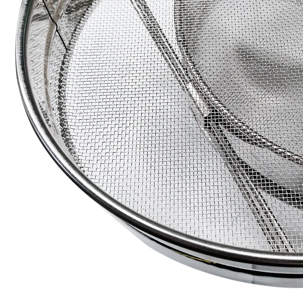 Setaccio per Miele in Acciaio Inossidabile con filtri a Doppia Rete - Manici Regolabili, Strumento Essenziale per l'estrazione dell'apicoltura per la Raccolta e l'estrazione del Miele