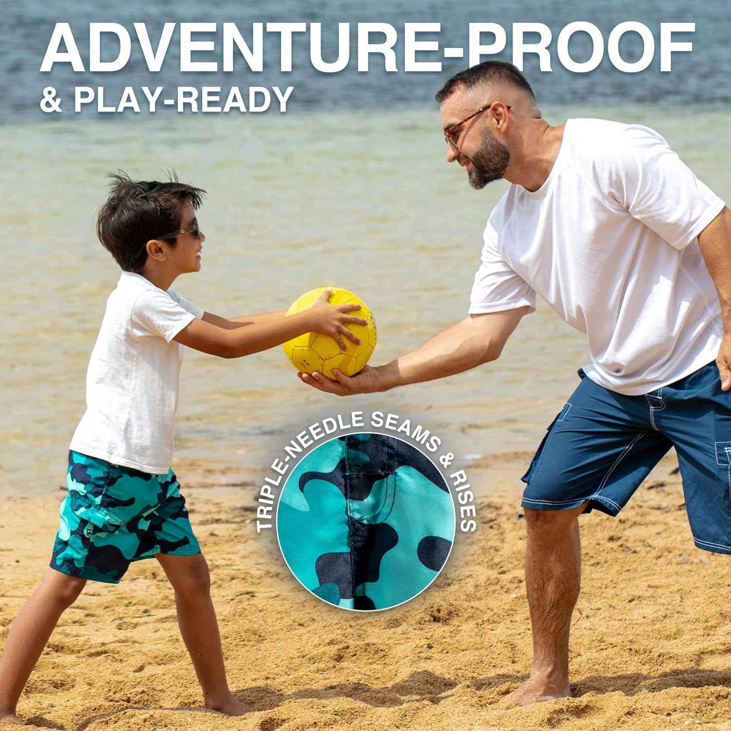 Kanu Surf Boys Specter Quick Dry UPF 50+ Beach Swim Trunk - Image 4