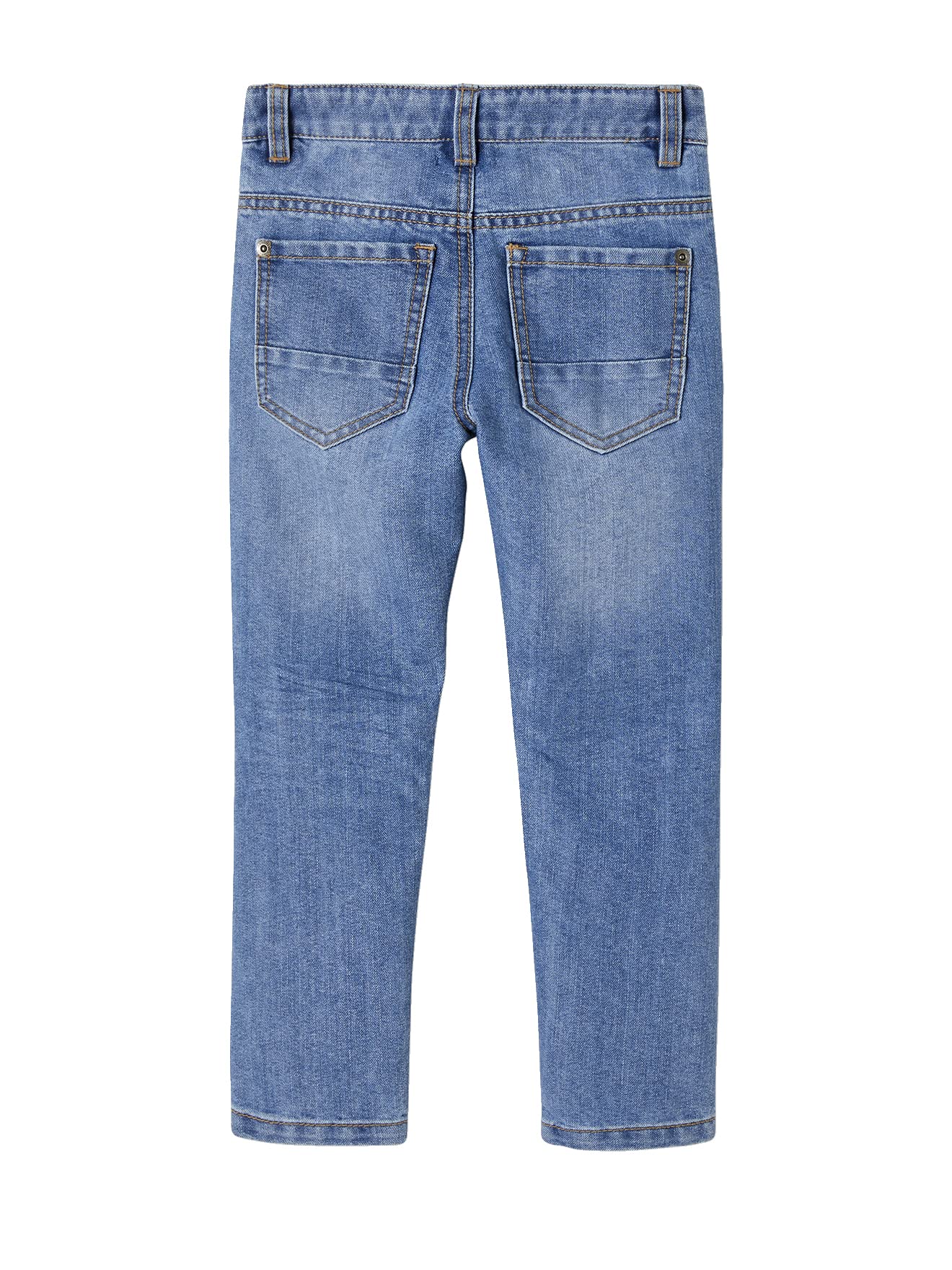 VERTBAUDET Jean Droit Indestructible Garçon Zippé