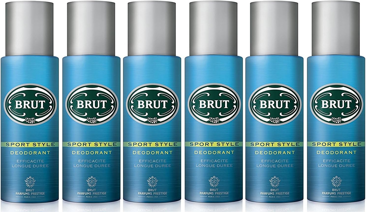 Sport Style Deodorant Spray 200ml (Pack of 6) – Long Lasting Fresh Fragrance Men’s Aerosol Deodorant
