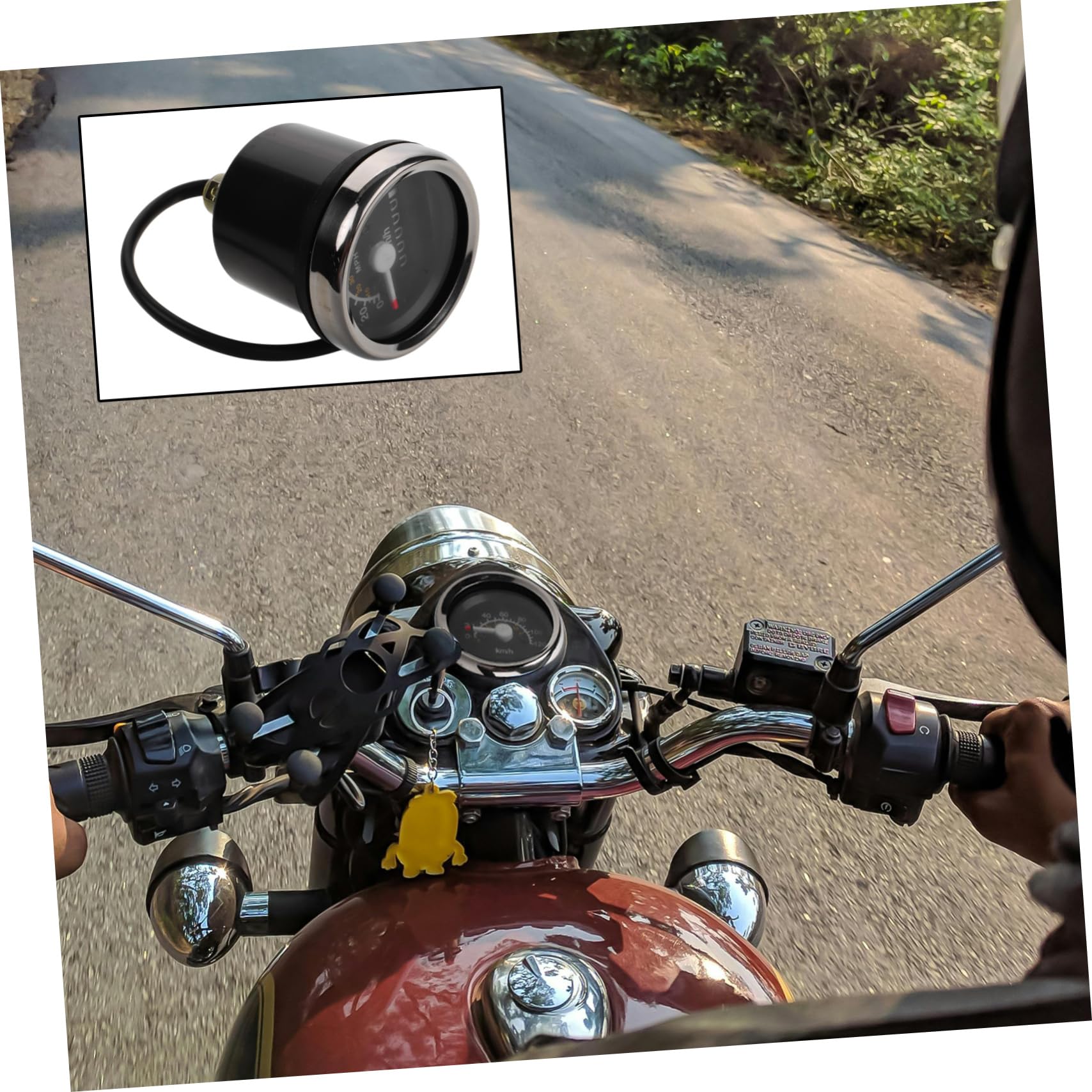 Strumento Motociclistico Tachimetro Modificato per Misuratore velocità Tachimetro per Bici Accessorio per Tachimetro Digitale Motociclo Ferro da Stiro