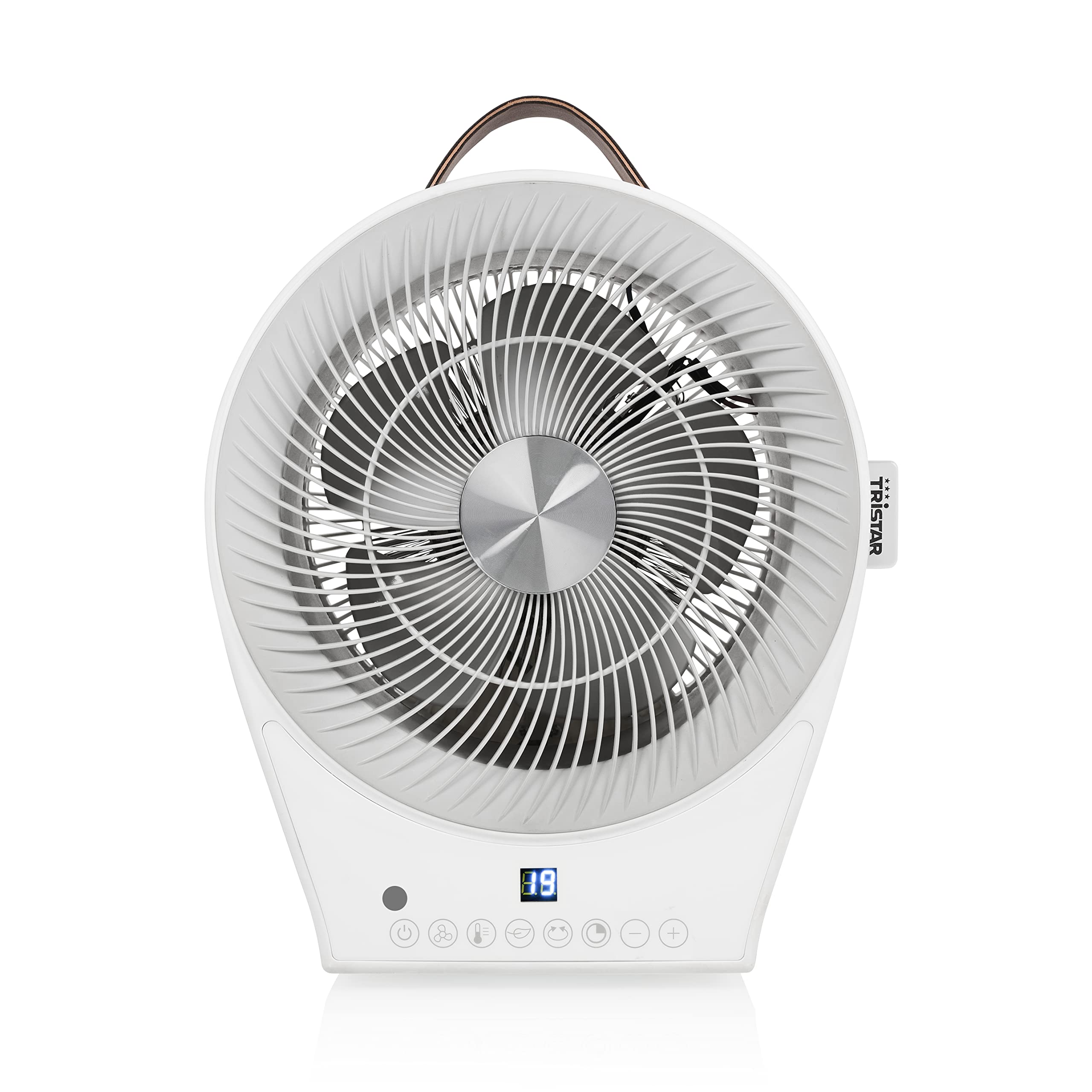 Tristar KA-5160 Calefactor y Ventilador 2 en 1, 2000 W, 56 Decibeles, Plástico, 6 Velocidades, Blanco