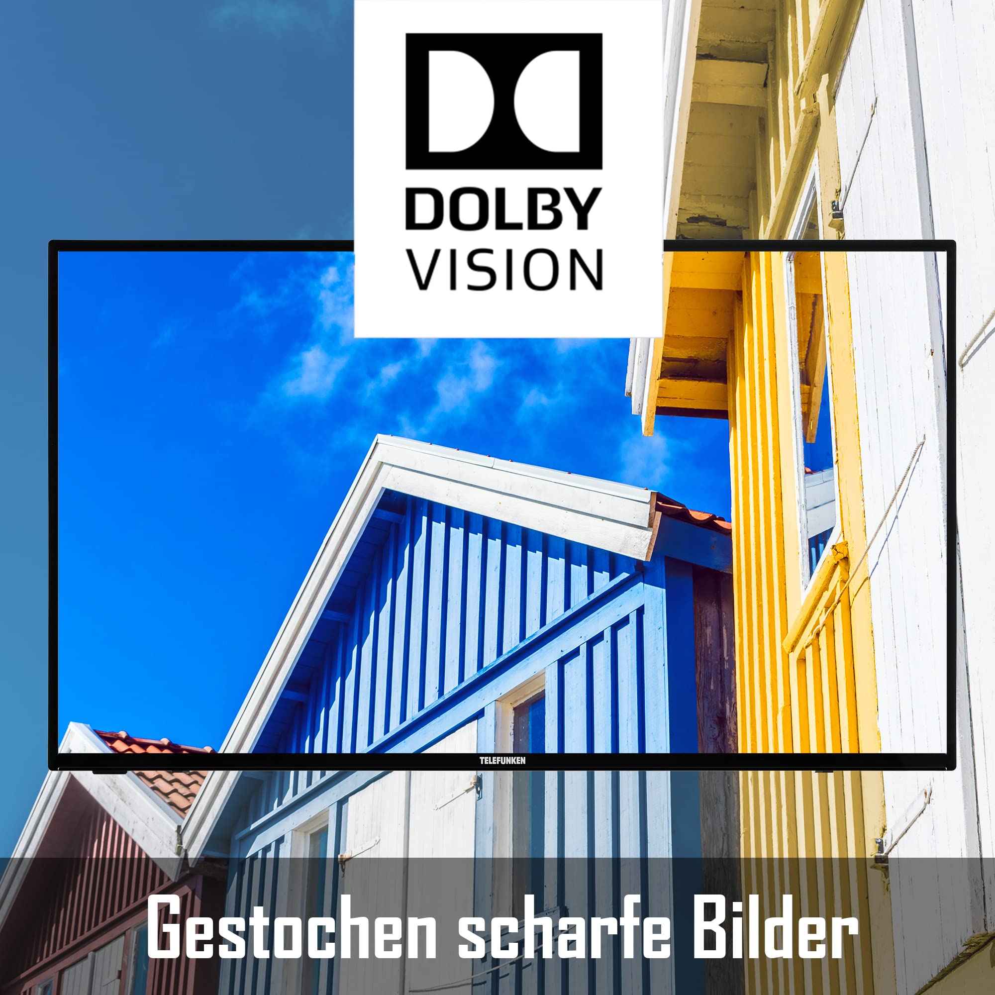 Telefunken D50U550X1CW Fernseher/Smart TV (4K UHD 50 Zoll – Bild 8
