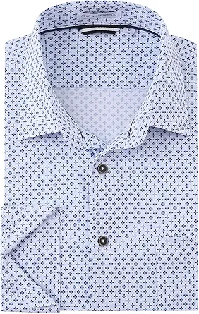 Alex Vando Mens Printed Dress Shirts Long Sleeve Regular Fit Button Down Shirt