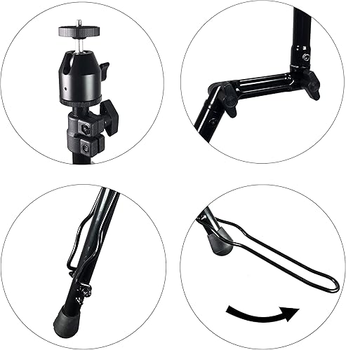 Miniatura 6 de Vidpro SP-12 SeatPod Soporte de cámara plegable portátil con silla integrada. Perfecto para fotografía de naturaleza, observación de aves y eventos