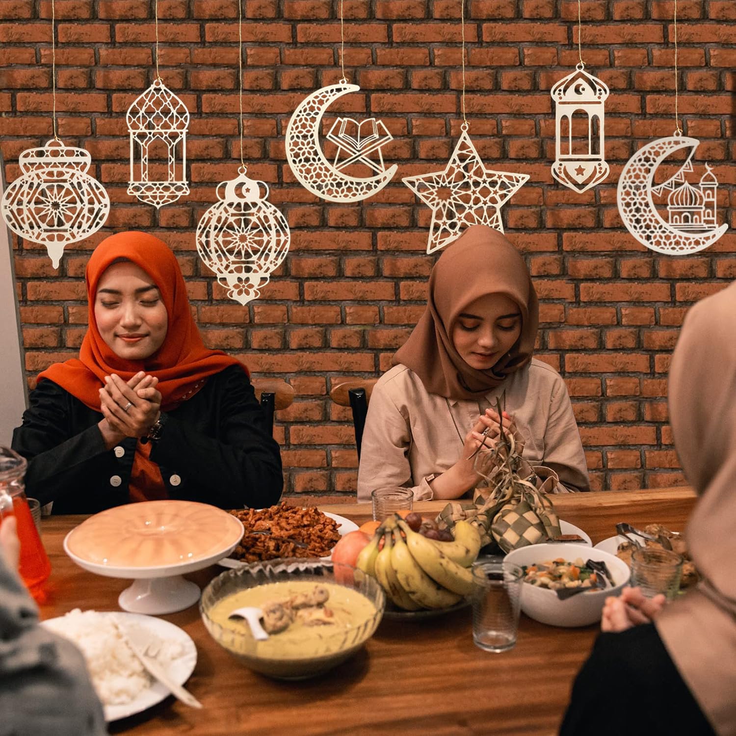 2.17.26. Ramadan Decoration - finally done ✅♥️, We finally finished decorating and getting the home ready for Ramadan!! ♥️, It feels so festive with stars, moons and little details and masjids all