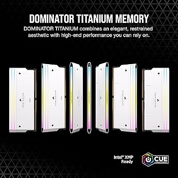 Corsair DOMINATOR DDR5-6400 64GB(4枚) 白 DOMINATOR TITANIUM RGB DDR5 Memory | CORSAIR