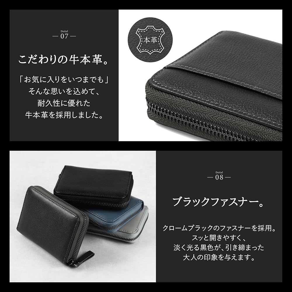 Amazon | LASIEM[ラシエム] ミニ財布 財布 メンズ 2つ折り