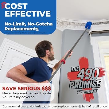 ProTuff 490 Promise 12ft Telescoping Extension Pole, Paint & Gutters