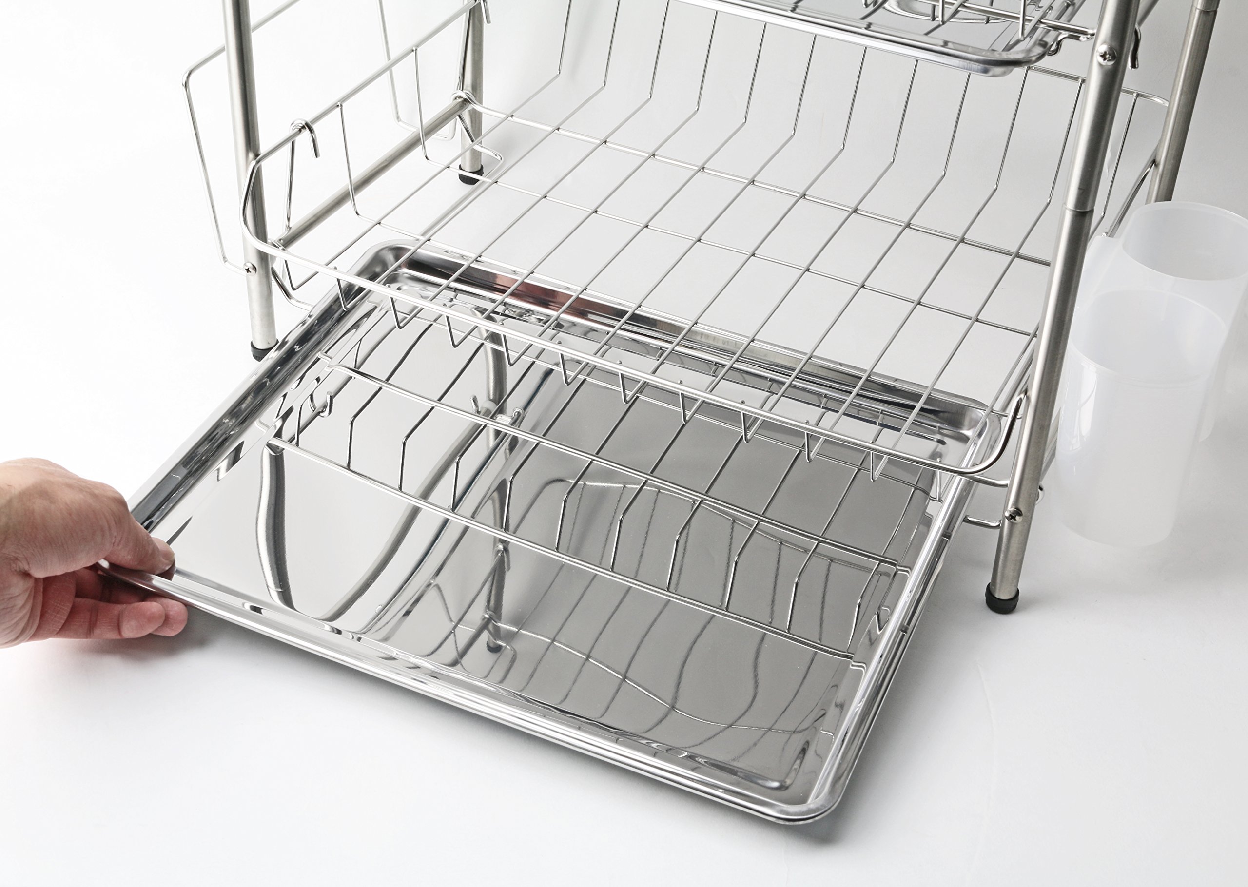 Amazon｜パール金属 エマーブル 3段式 水切りバスケット H-6144