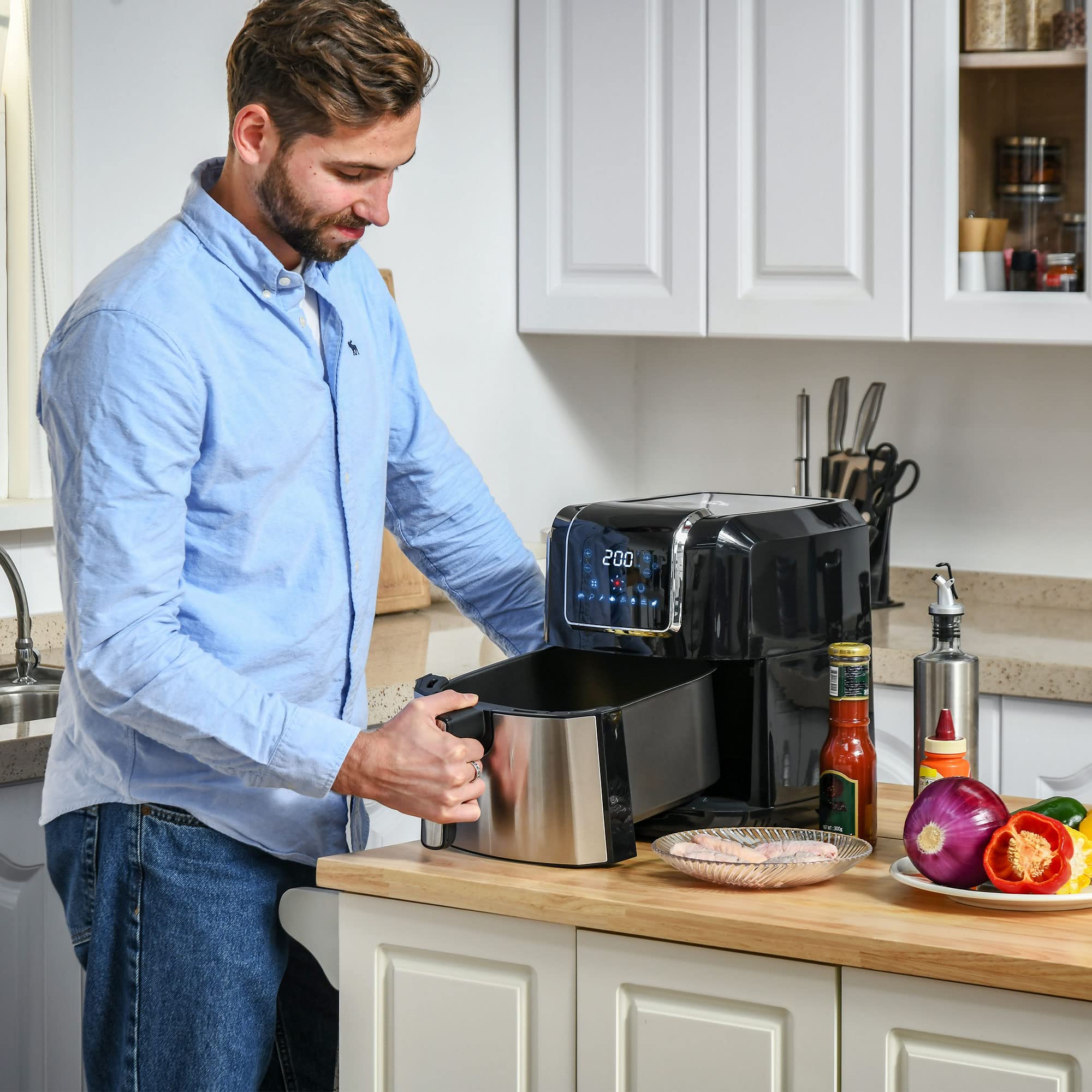 Heteluchtfriteuse zonder olie 4Swiss ABB-025 SkylightView - Airfryer Heteluchtfriteuse zonder olie 4Swiss ABB-025 SkylightView - Airfryer