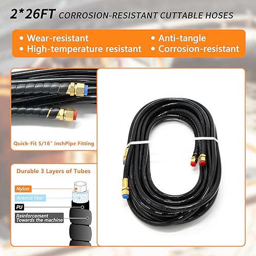 Miniatura 5 de ZA0300 Sistema de dirección hidráulica de barco para fuera de borda hasta 150HP con carril de dirección del timón, cilindro, kits de tubo