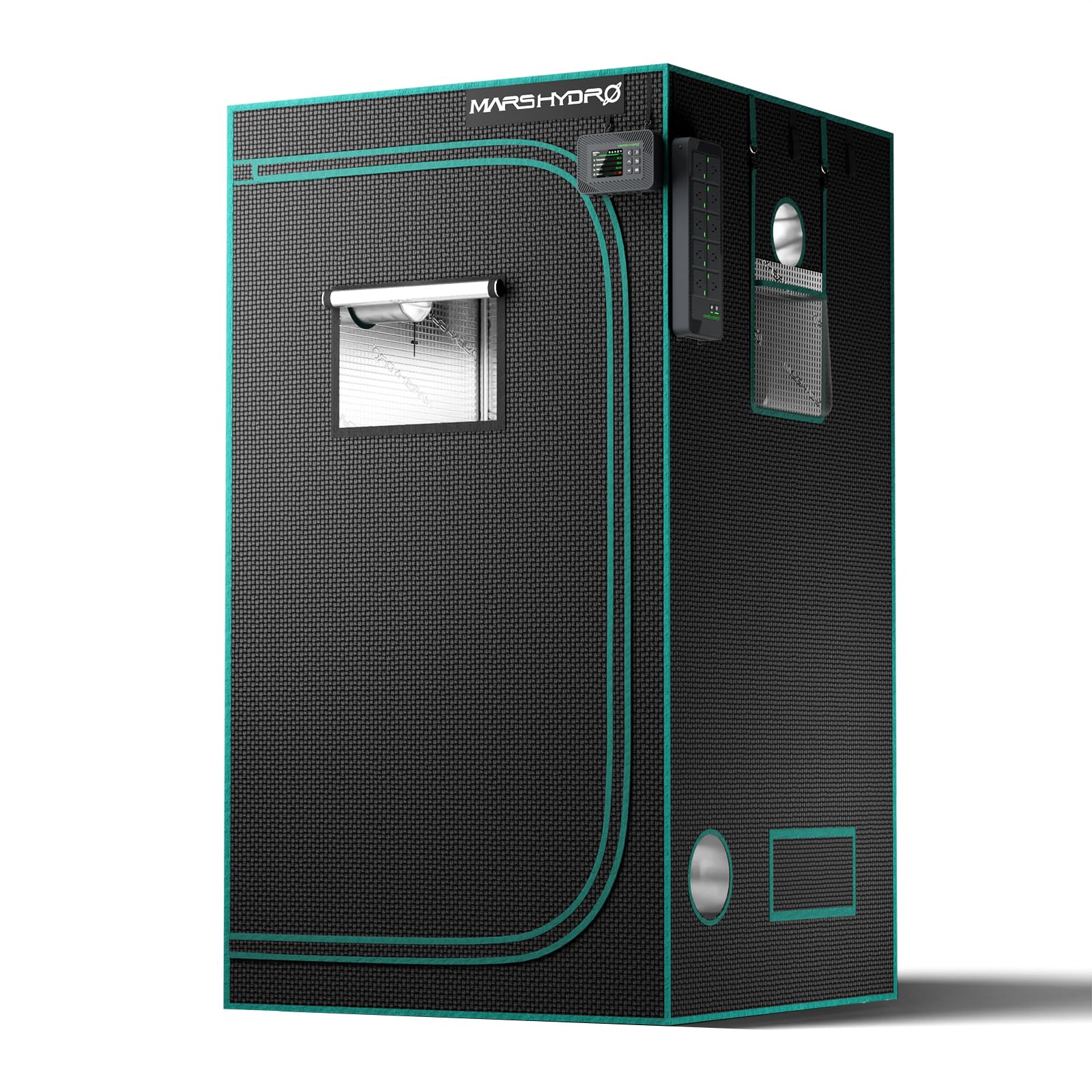 MARS HYDRO 3.3x3.3 Advanced Grow Tent, 39"x39"x71" High Reflective Mylar 1680D for Hydroponics Indoor Plant Growing, with Observation Window,Floor Tray and Smooth Zipper for TS1000/FC3000/FC-E3000