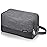 Toiletry Bag for Men Hanging Dopp Kit Water Resistant Shaving Bag Small Toiletry Bag for Traveling (Denim Grey)