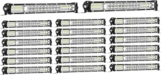 Slim LED Light Bar for Truck - MUVKQC 13 Inch Light Bars 120W 10000lm Double Row LED Bar12V 24V Spot Flood Combo Off Road DrivingWork Lights for ATV UTV Tractor Pickup Cart SUV,20PACK
