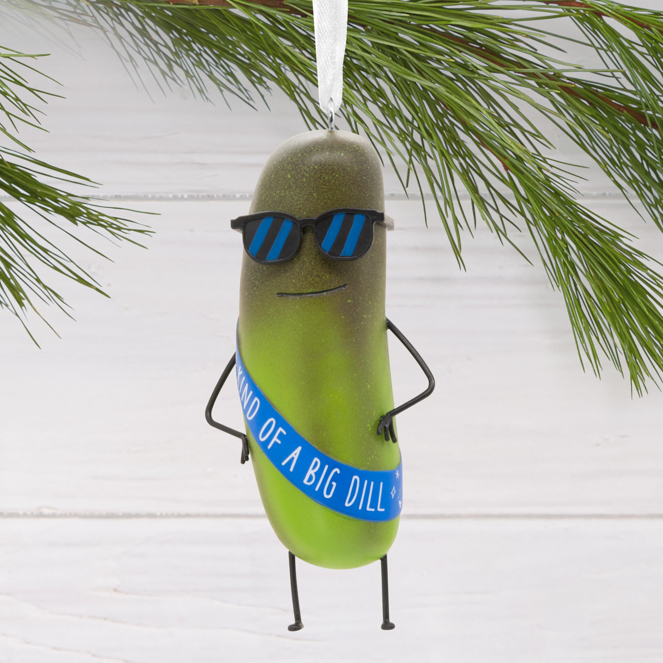 Amazon.com: Hallmark Kind of a Big Dill Pickle Christmas Ornament