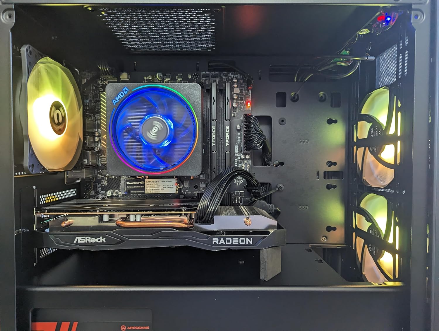 Centaurus Andromeda B4 Custom Desktop, AMD Ryzen 7 9700X 8-Core, 32GB DDR5 RAM, GeForce RTX 5060 Ti, 1TB NVMe SSD, Win 11 Pro, AC WiFi. Custom Gaming, Editing, Trading PC, VR Ready