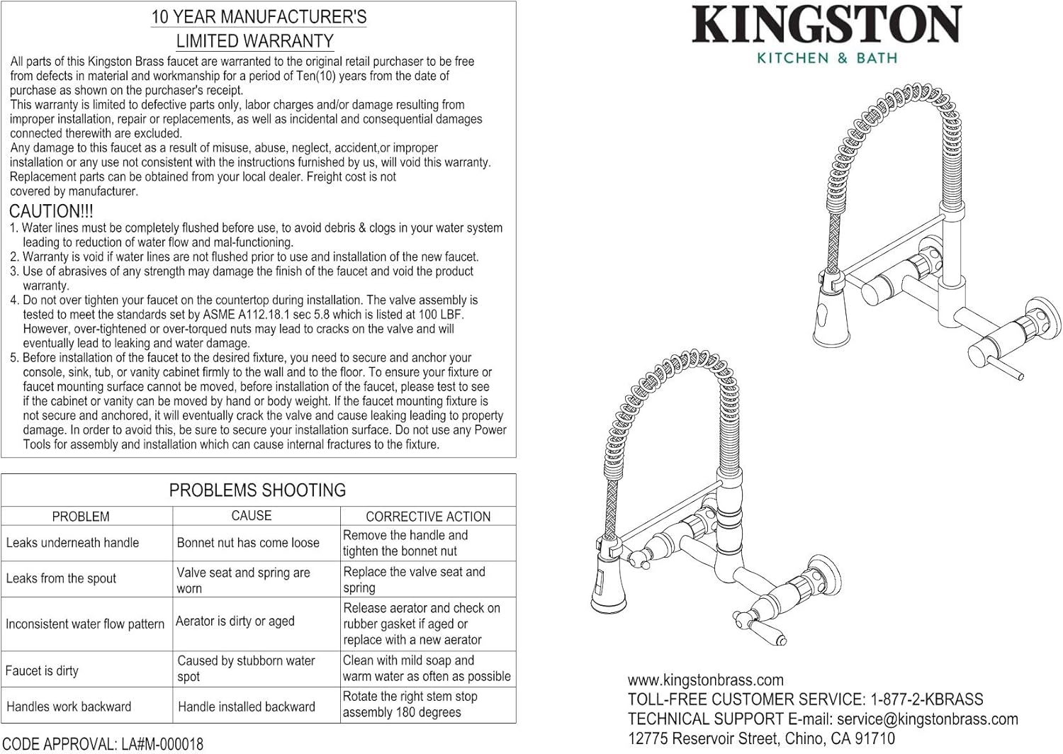 Buу 2 gеt 3 Kingston Brass GS8288DL Concord Pull-Down Sprayer Kitchen Faucet, Brushed Nickel