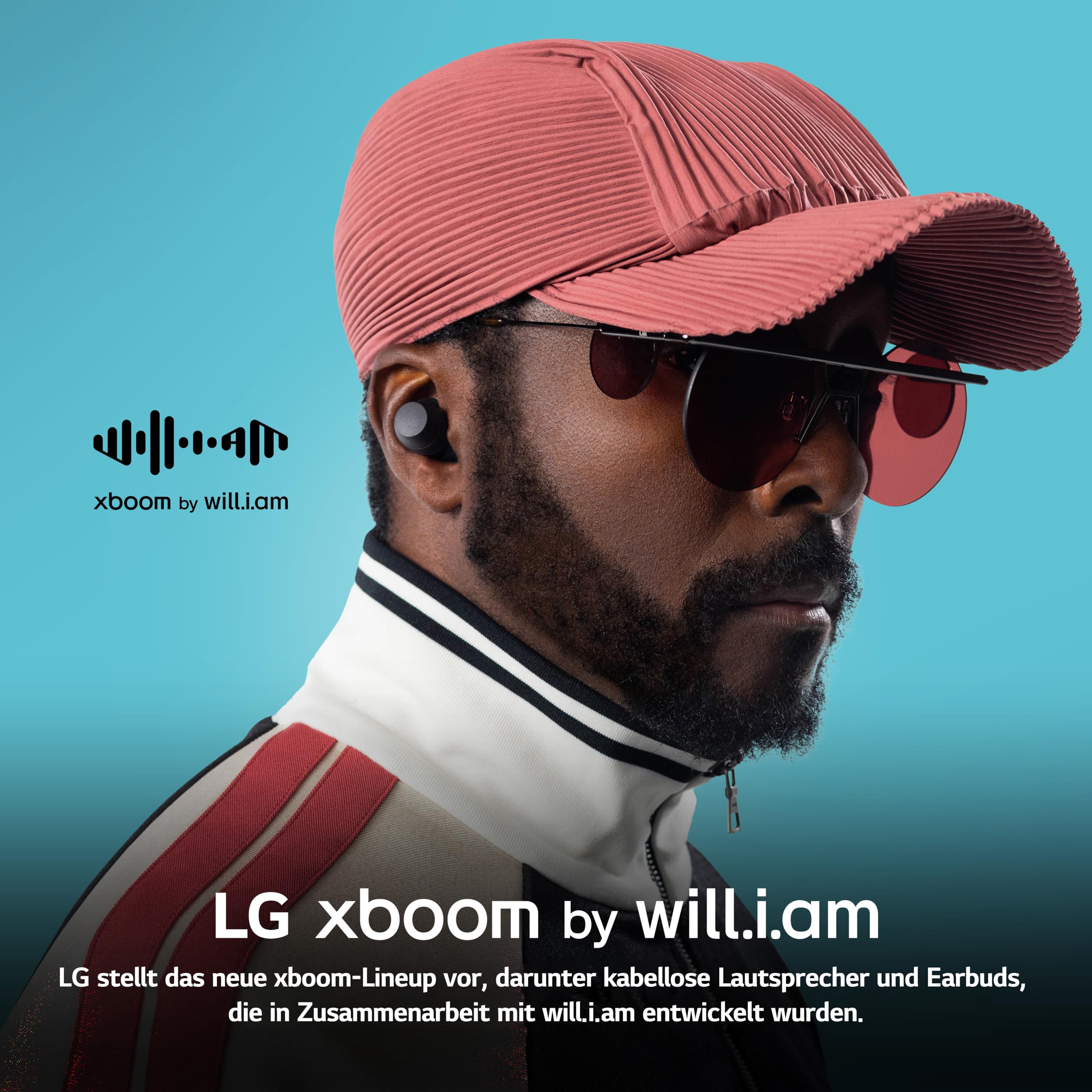 LG,xboom Budslite,In-Ear Bluetooth Kopfhörer,Bluetooth kopfhörer Sport,Flugzeug Kabellose In Ear Bluetooth Kopfhörer Ohrhörer,Noise Cancelling, IPX4-Spritzwasserschutz,Schwarz