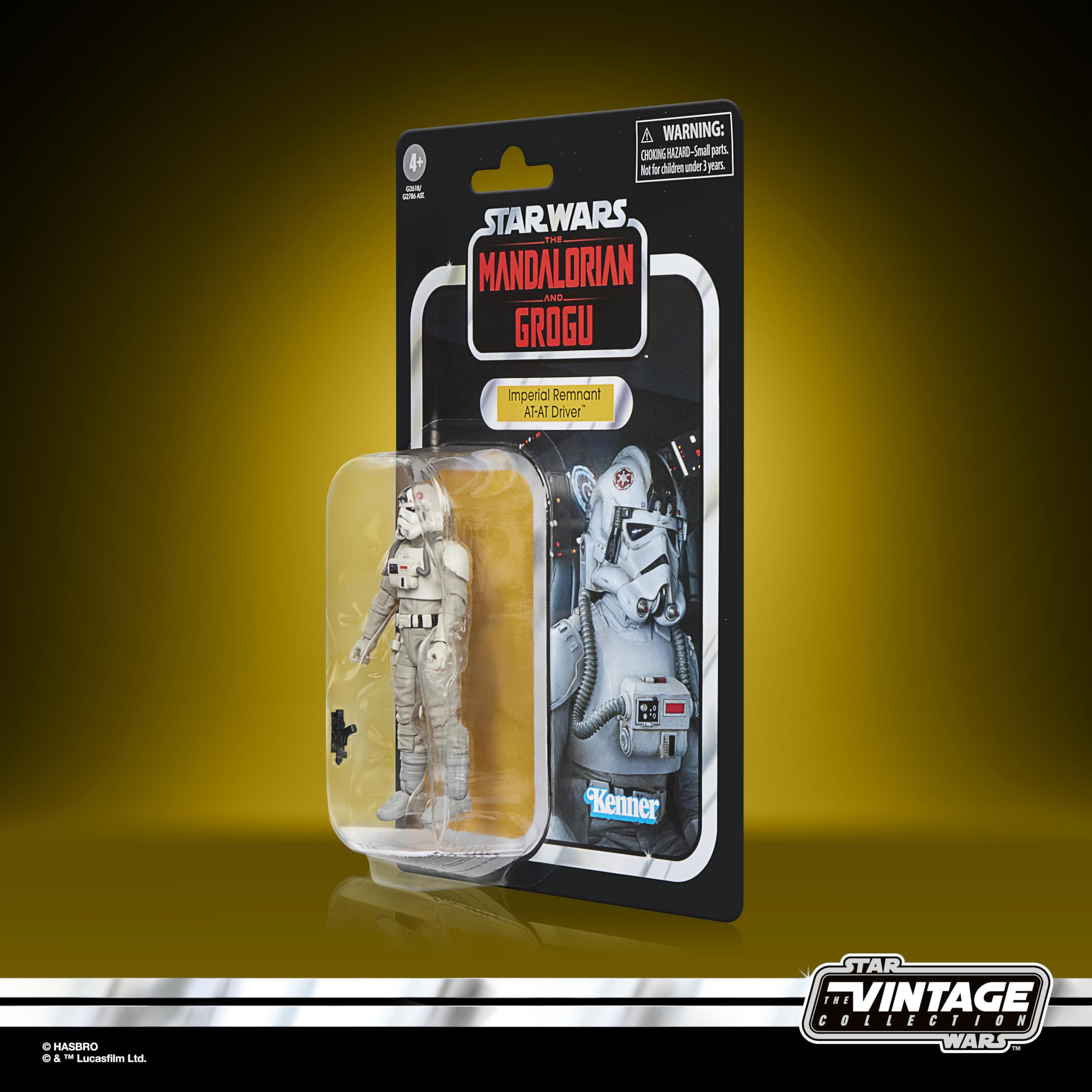 Star Wars La colección Vintage, Conductor Imperial remanente de AT-AT, Star Wars: The Mandalorian & Grogu, Figura Premium coleccionables de 9,5 cm
