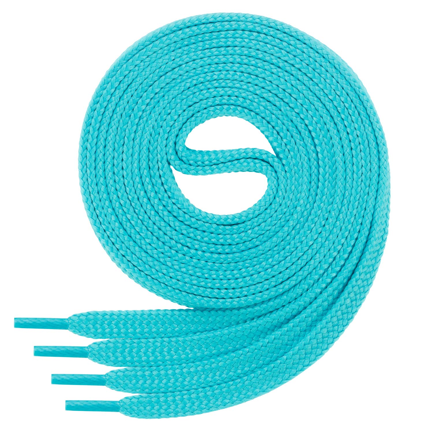 Di ficc hiano 1 par Fischer-Net – Cordones de poliéster – Resistente – Plano – Aprox. 7 mm ancho, 27 Colores, 60 – 200 cm de longitud — view 20