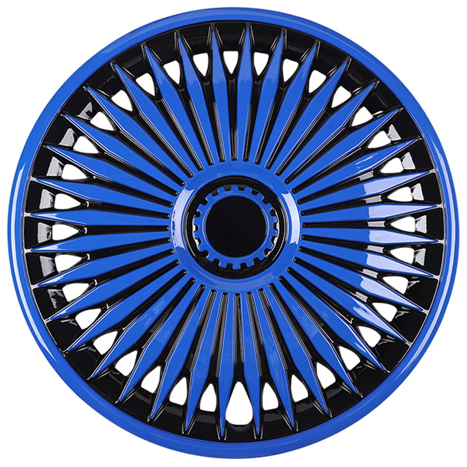 16-calowe kołpaki zestaw 4 kołpaków samochodowych, akcesoria, uniwersalne, zewnętrzne,Kołpaki(Blue Black)