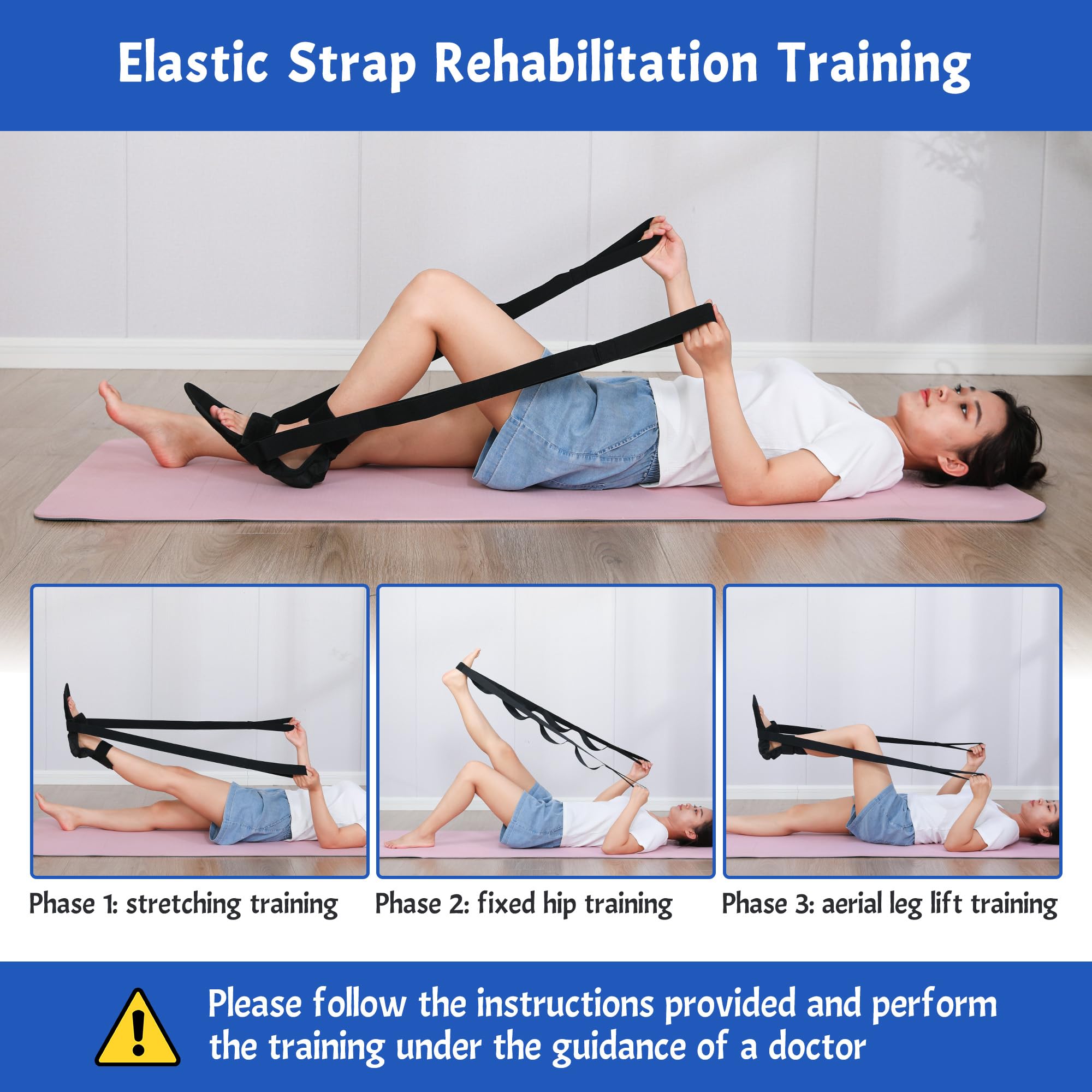 JFMkaer Knee Replacement Recovery Aids After Surgery - Multifunctional Knee Rehabilitation Equipment, Improve Mobility and Flexibility for Knee Pain — Amazon image 4
