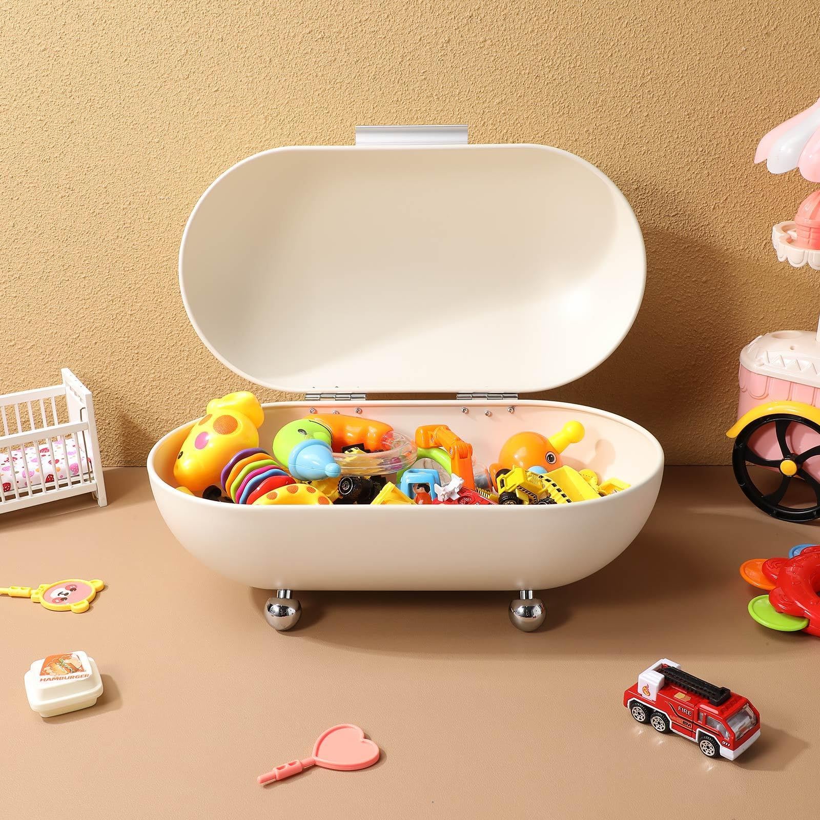 Retro Brotkasten aus Eisen mit Rollender Tür und Abgerundeten Kanten Vielseitiger Lebensmittelorganisator für Küche und Zuhause Weißer Brothalter mit Design