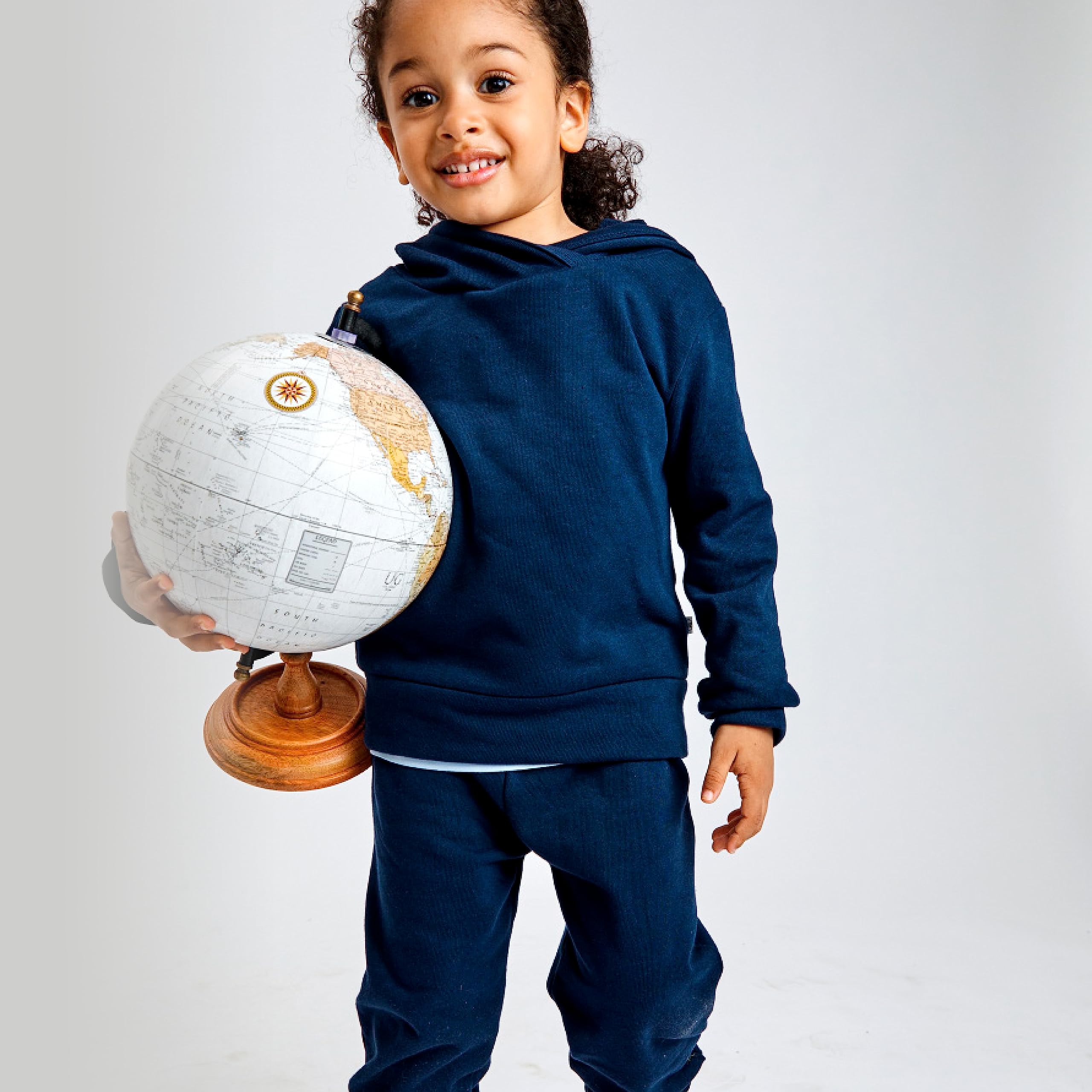 HonestBaby Conjunto de Sudadera con Capucha de 2 Piezas (Pack de 2) Unisex bebé
