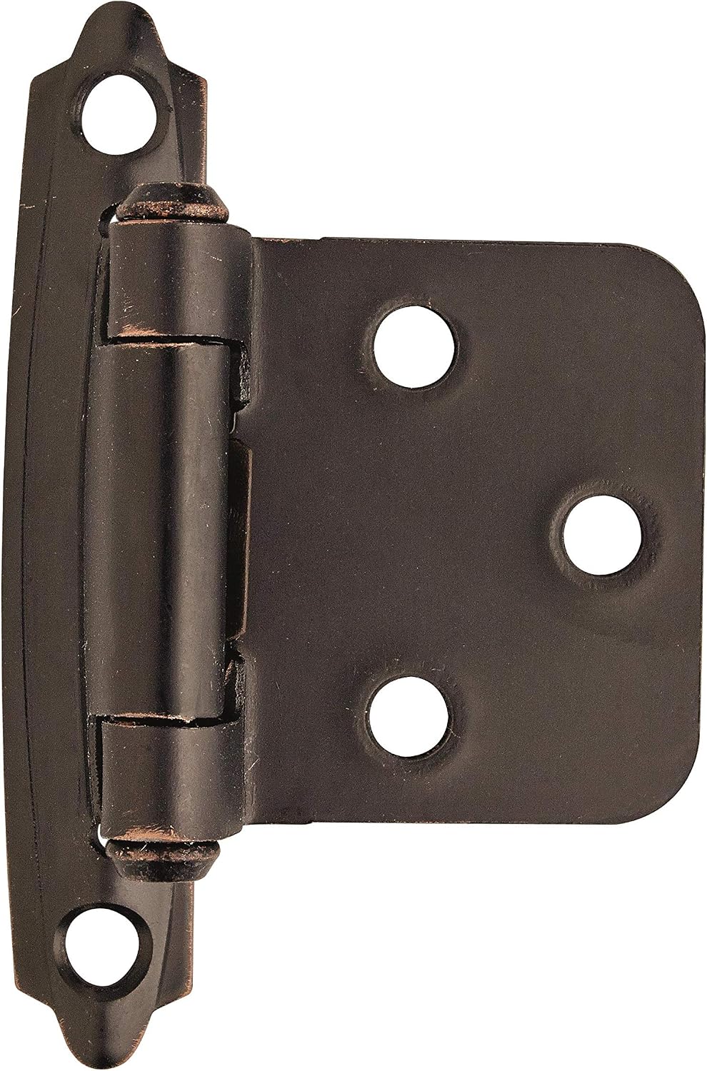 Amerock | Face Frame Cabinet Hinge | Variable Overlay | Oil Rubbed Bronze | 2 Pack | Self-Closing | Face Mount | Cabinet Door