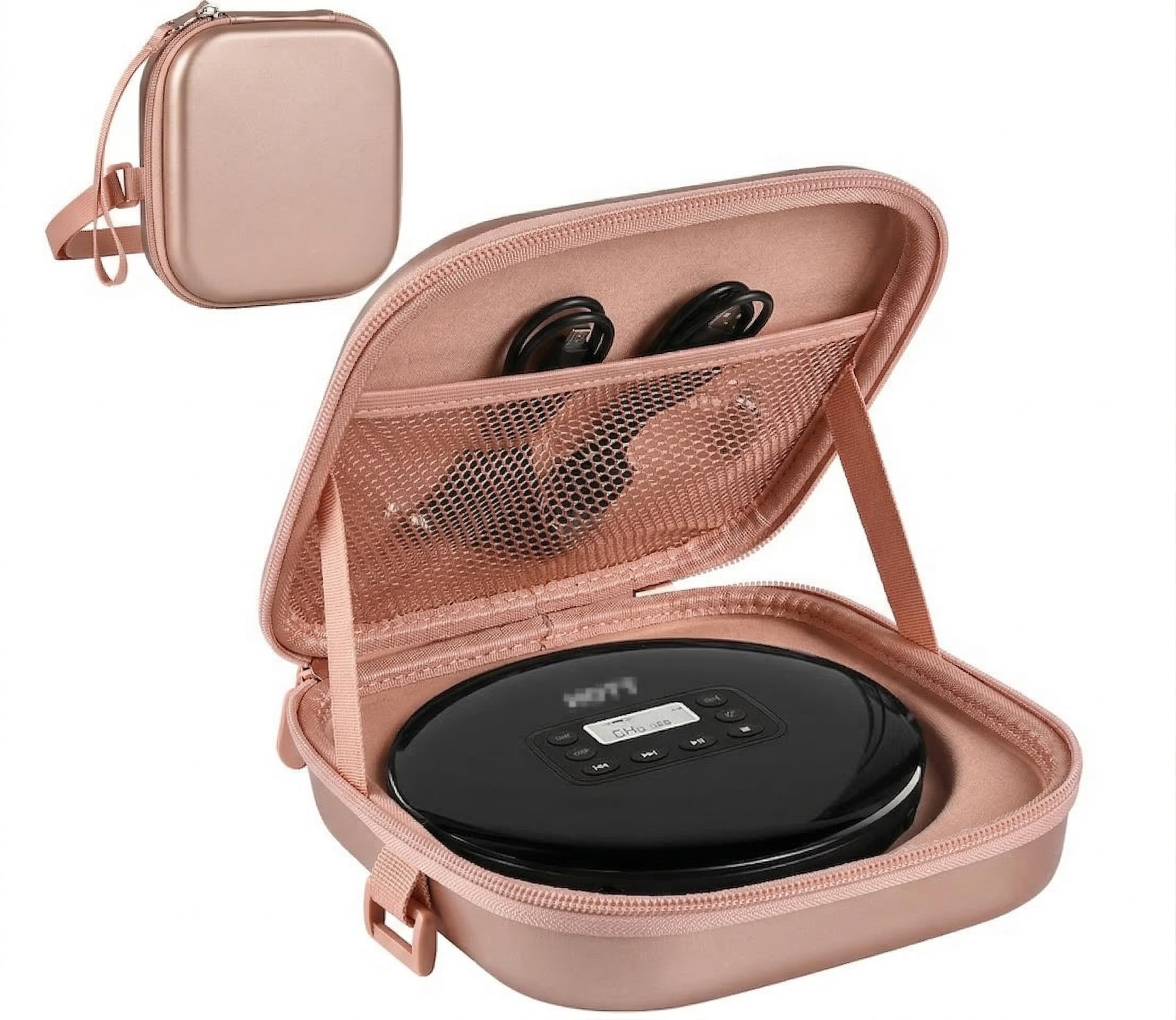 View 1 of ANKHOH Portable CD Player Case with Belt