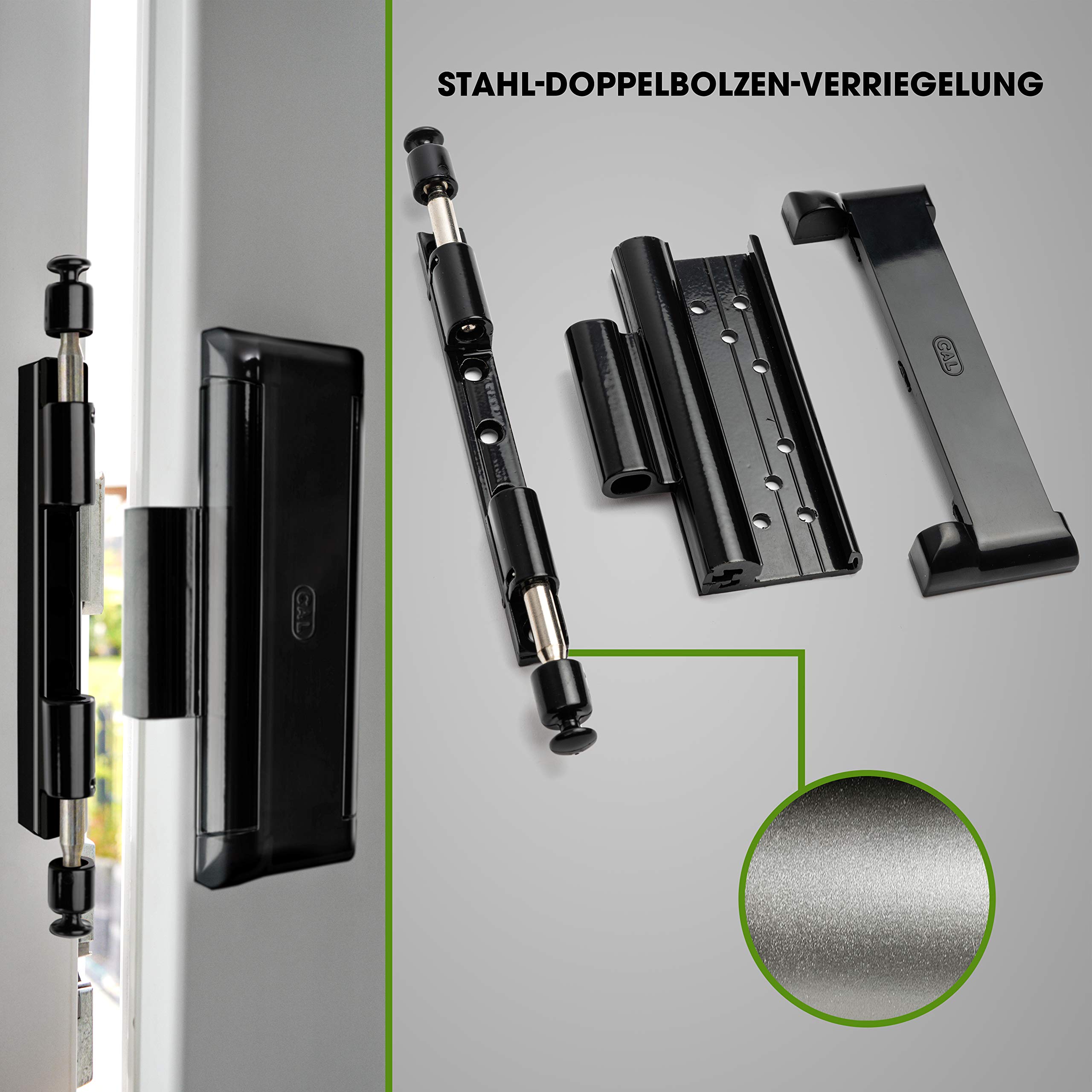 Verrou Porte Bloque Porte Coulissante Enfant - Lot De 4 - Adhésif