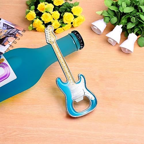 Miniatura 6 de Abrebotellas con forma de guitarra de cerveza, abrebotellas, guitarra, regalo, accesorios de cocina para bebedores, amantes de la guitarra y música,