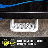 Vista 2 de Bully AS-600-2 - Juego de 4 escalones laterales de aluminio pulido universal para camiones de Chevy (Chevrolet), Ford, Toyota, GMC, Dodge RAM, Jeep