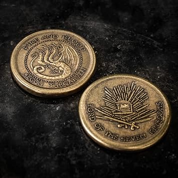 Aegon Targaryen Golden Dragon Coin - Officially Licensed ASOIAF Merchandise