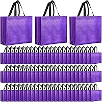 Vista 8 de Eccliy Juego de 80 bolsas de regalo reutilizables brillantes con asa para Pascua, boda, eventos de primavera, graduación