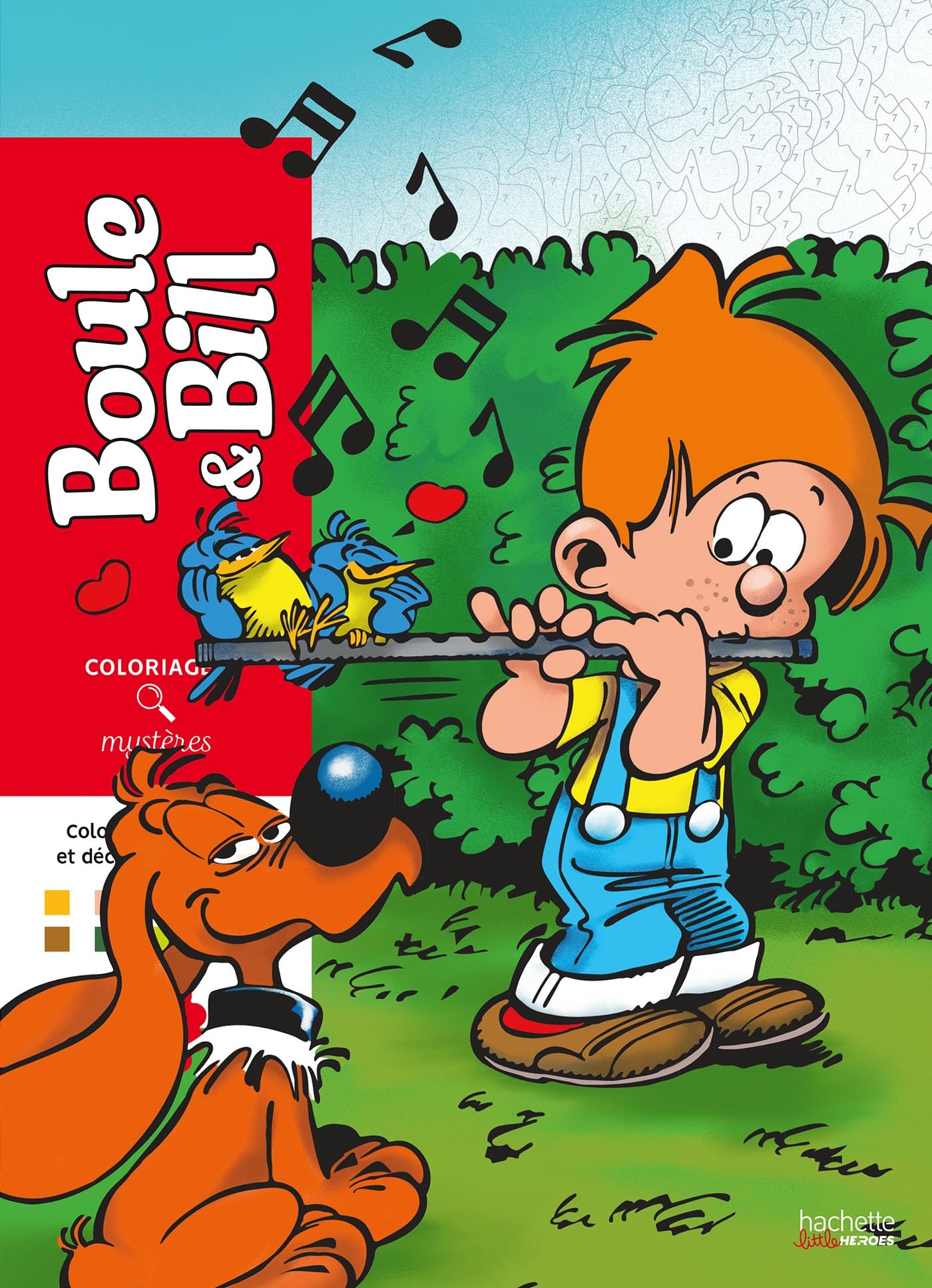 Coloriages mystères Boule & Bill: Coloriez les chiffres et découvrez l'image