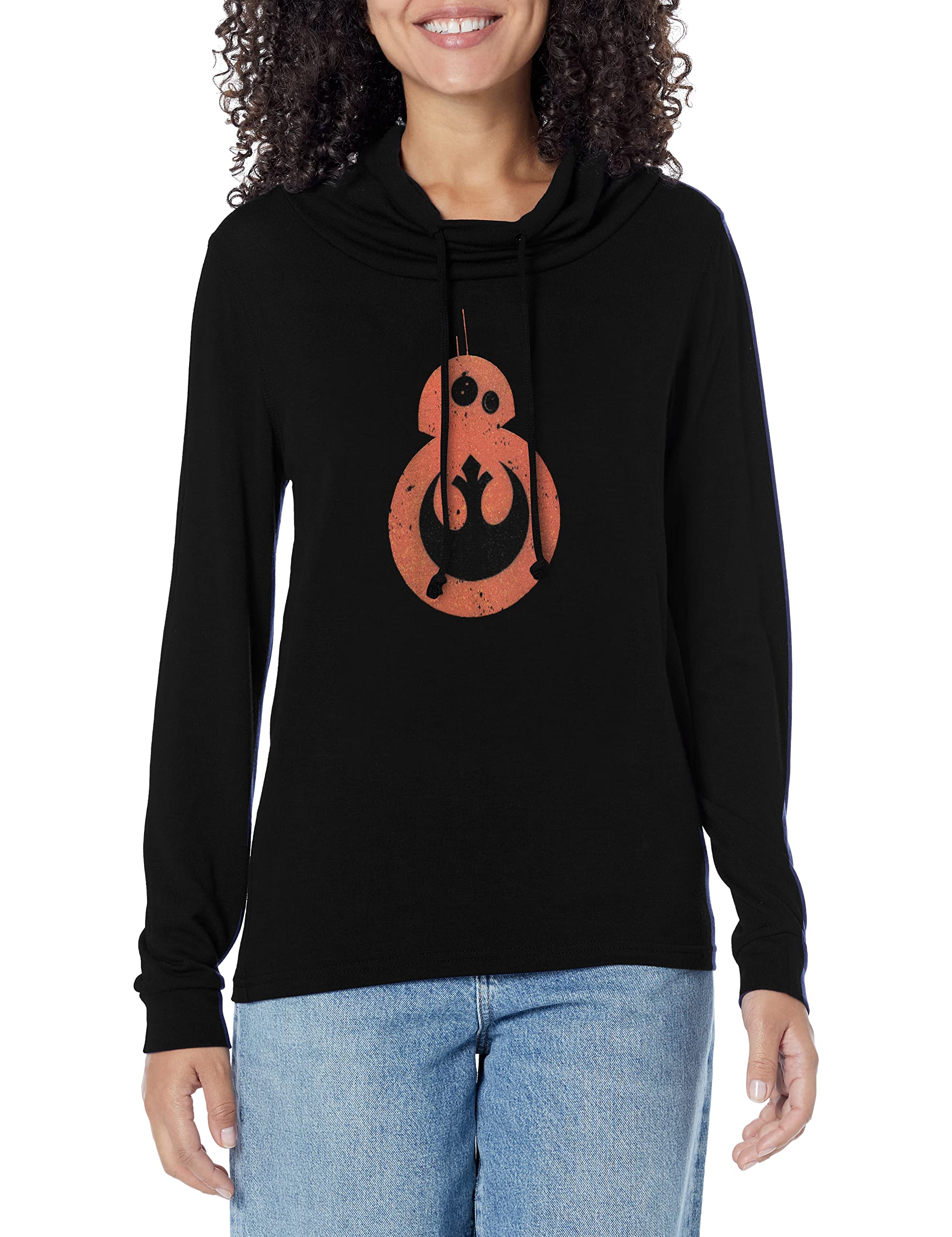 Camisa Star Wars con cuello capucha Rebel Eight para mujer knit 3