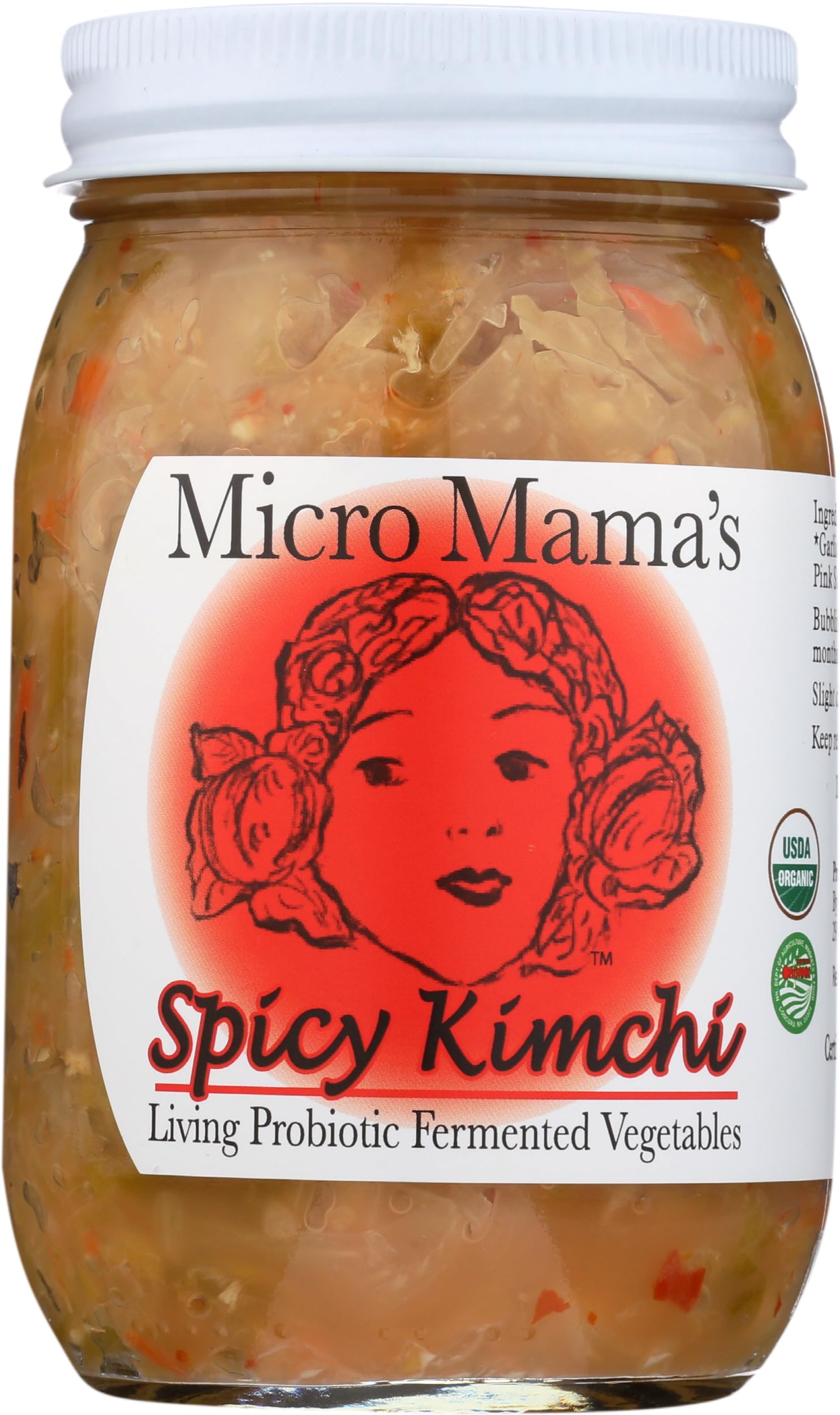 mama'sshopミキ食品 Micro Mamas Organic Spicy Kimchi, 16 OZ | Grocery Pickup