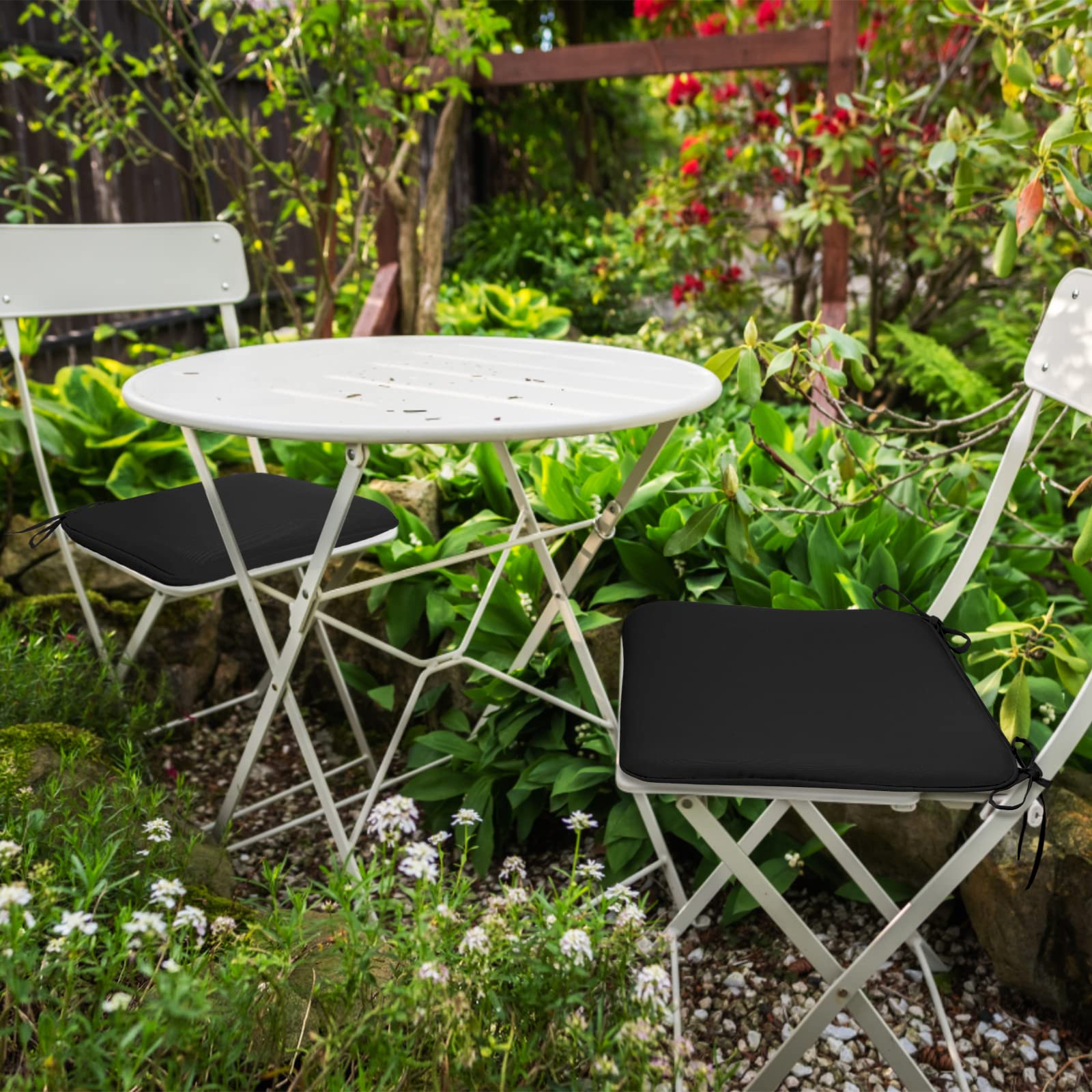 Kitchen Chair Cushions Cubilan Tufted Round Cushions 15 In Waterproof 