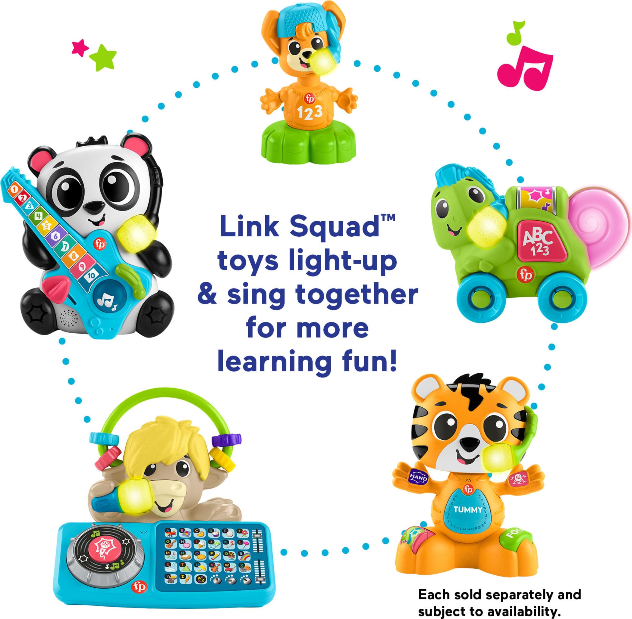 Fisher-Price Link Squad Interactive A-Z Yak Learning Toy