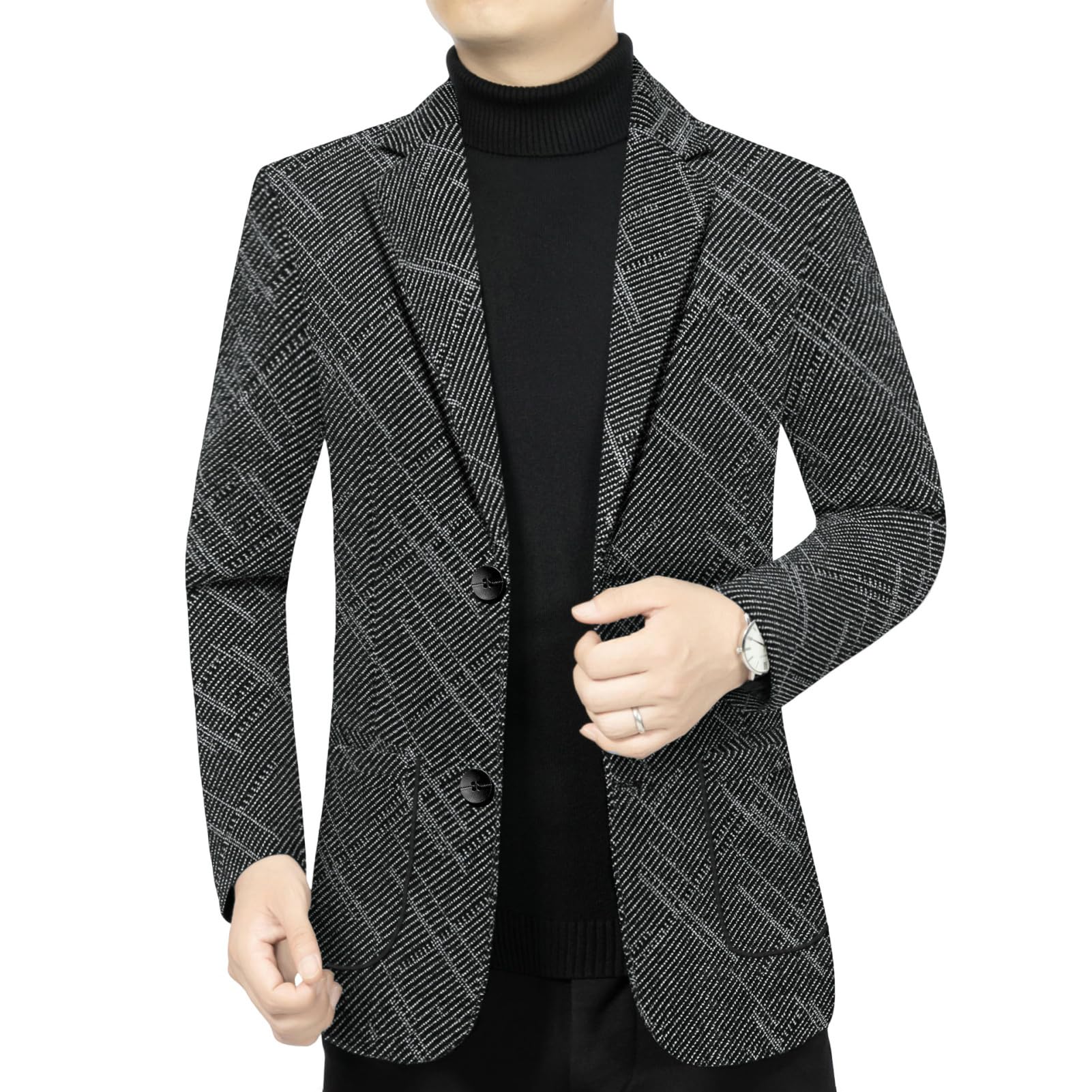 Blazer pour homme résolvant le manque d'élégance décontractée - 6