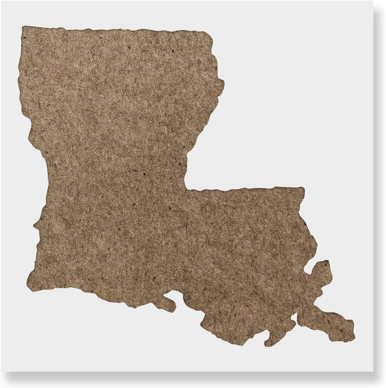 Louisiana State Stencil - Louisiana, Louisiana State, Stencil of Louisiana, State Stencil, Louisiana Stencil