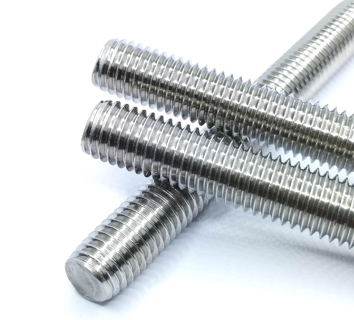 Fully Threaded Rod Stud M12x100mm Thread Pitch 1.75mm 304 Stainless Steel Bar Studs Rods for Anchor Bolts, Clamps, Hangers, U-Bolts, 1 Pcs