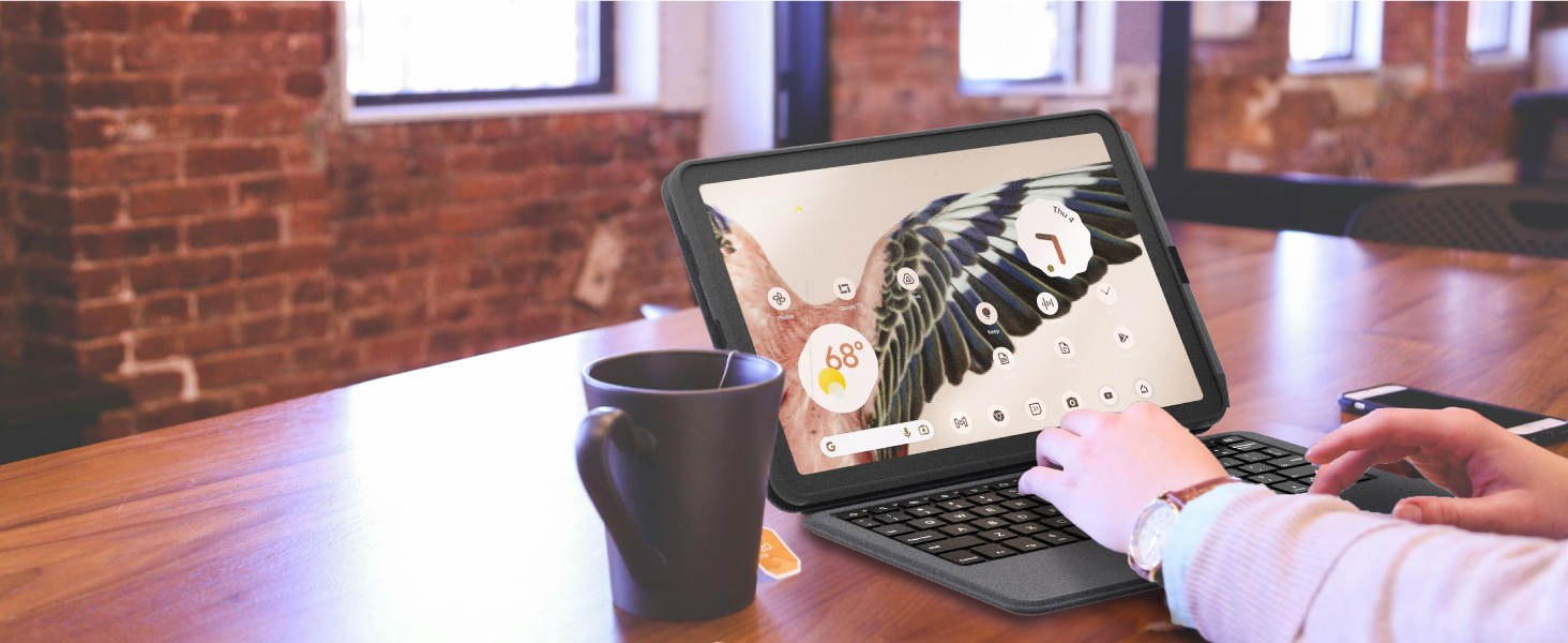 Eip Magnetix Tastiera Per Google Pixel Tablet 11” (2023) – Staccabile, Retroilluminazione 7 Colori, Trackpad E Supporto 135° - 4