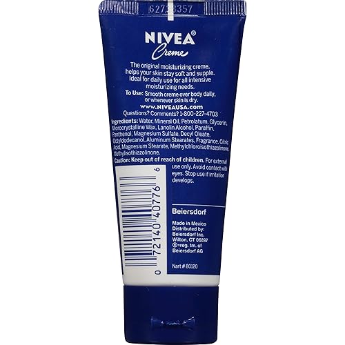 Miniatura 2 de NIVEA Crema hidratante para cuerpo cara y manos tubo de 2 onzas